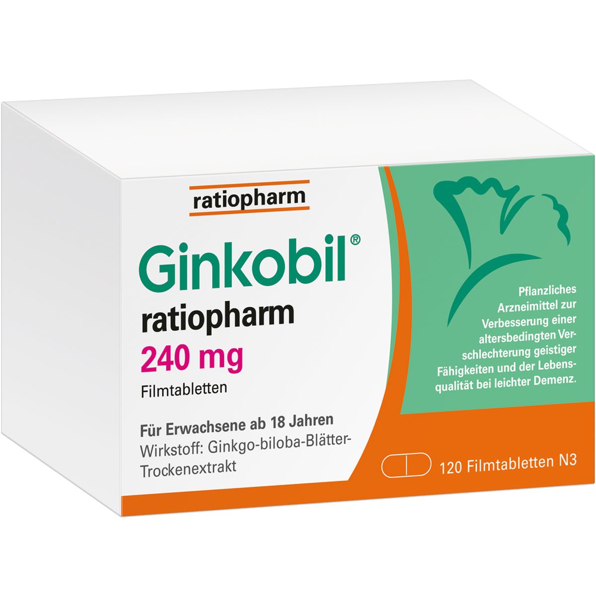 GINKOBIL-ratiopharm 240 mg Filmtabletten