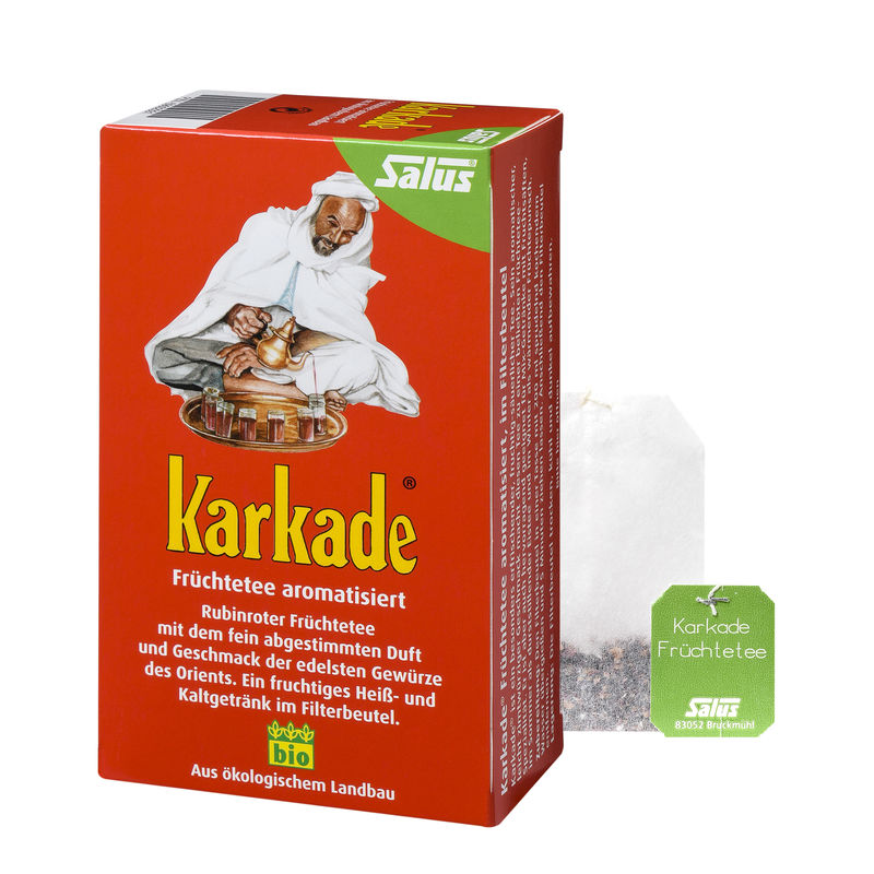 KARKADE Fr�chtetee m.nat�rlich.Aroma Bio Salus Fbt
