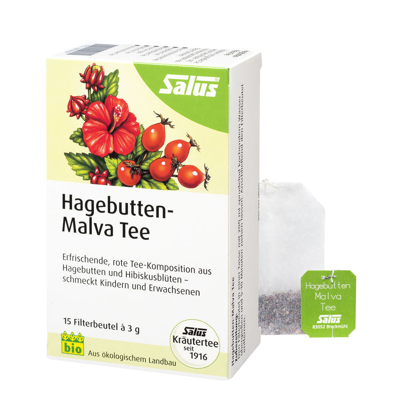 HAGEBUTTEN MALVA Tee Fr�chtetee Bio Salus Fbtl.