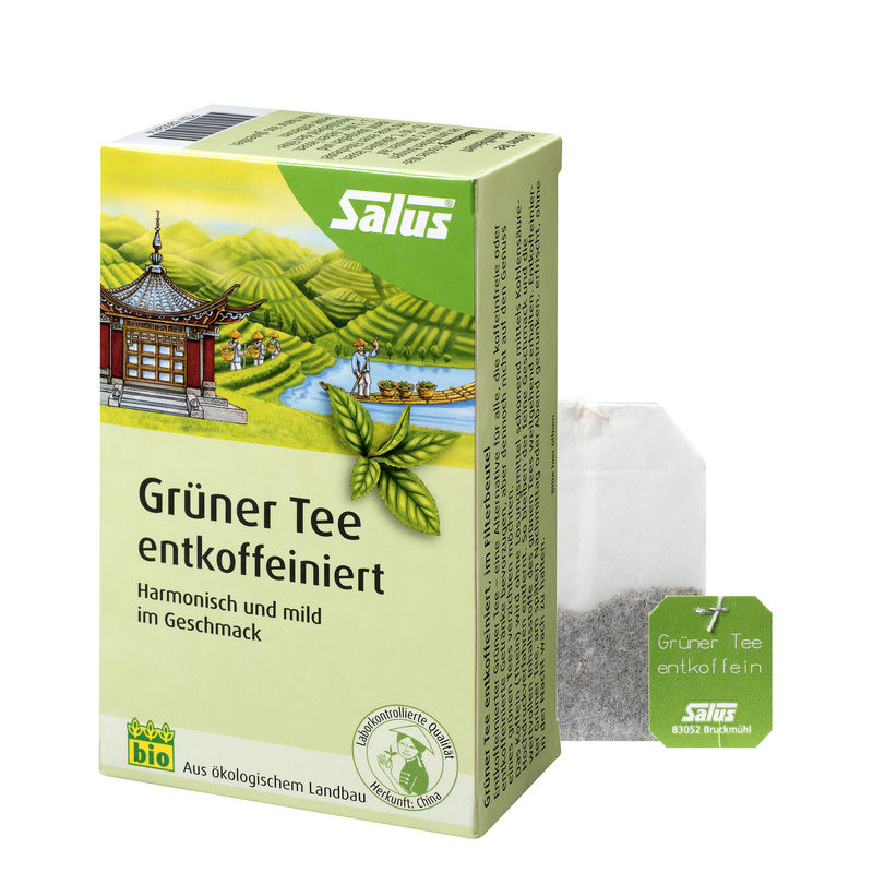 GR�NER TEE entkoffeiniert Bio Salus Filterbeutel