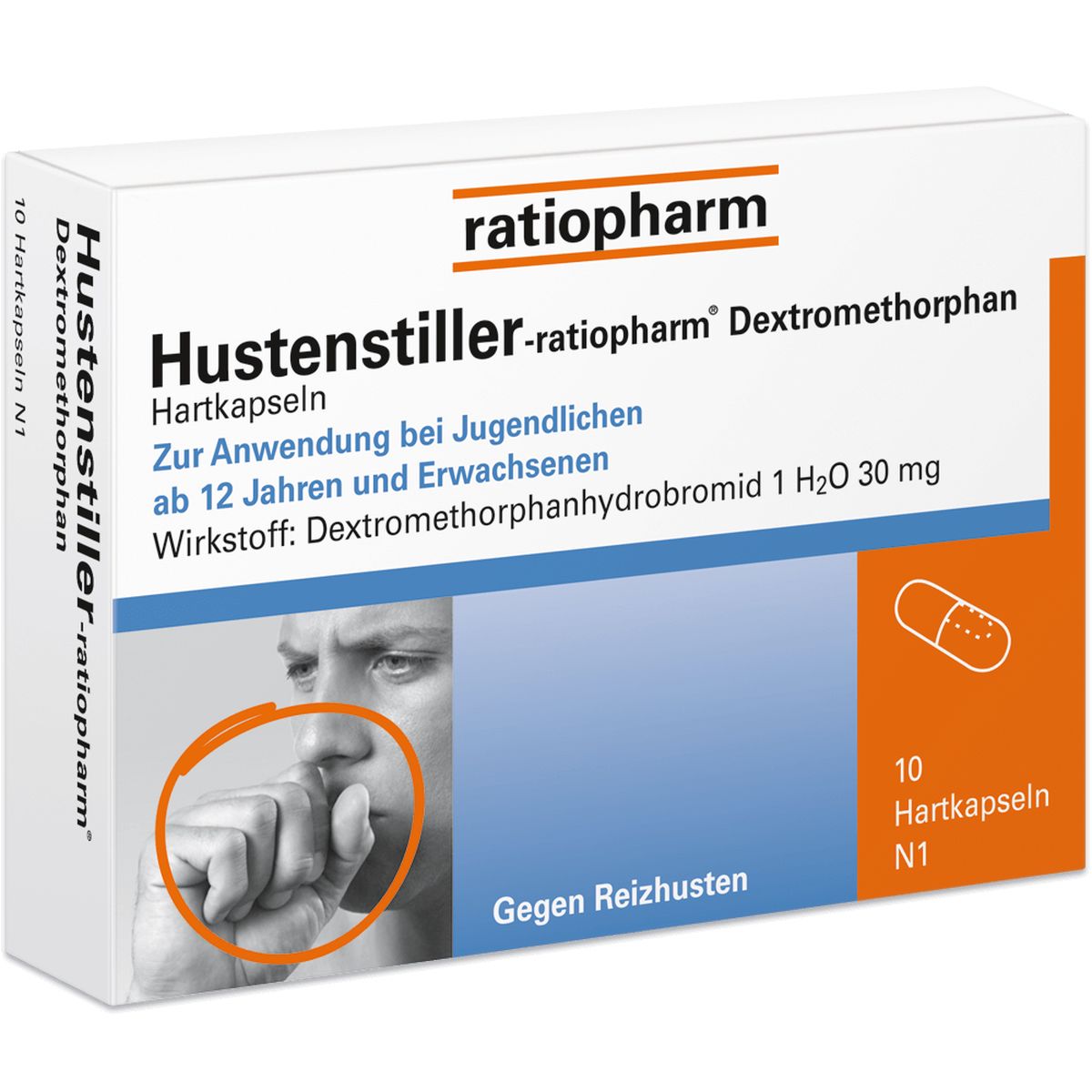 HUSTENSTILLER-ratiopharm Dextromethorphan Kapseln