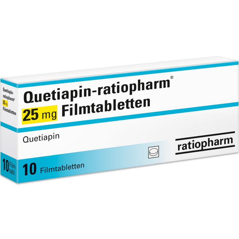 QUETIAPIN-ratiopharm 25 mg Filmtabletten