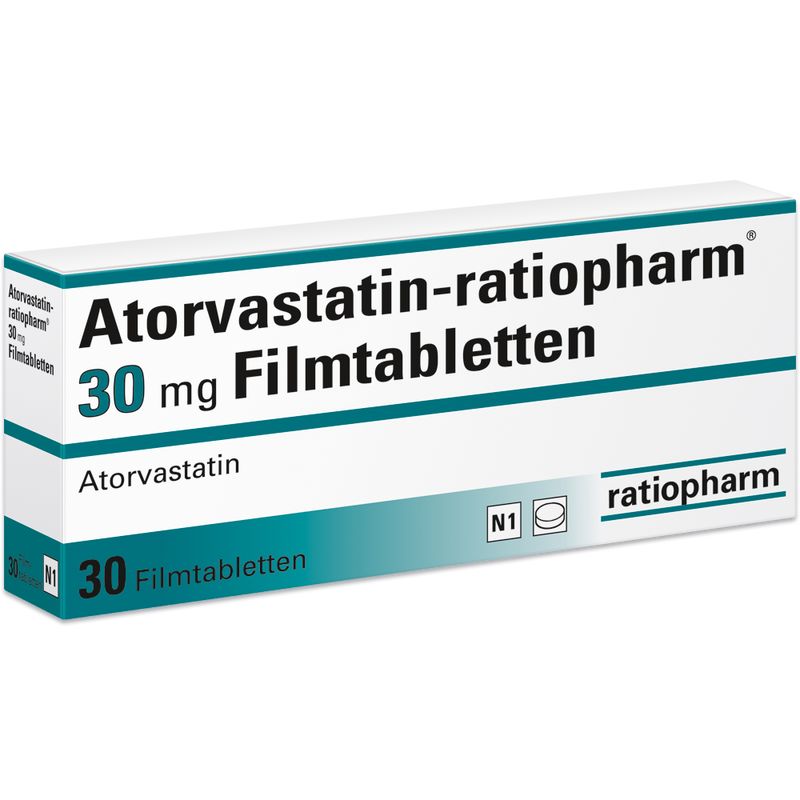 ATORVASTATIN-ratiopharm 30 mg Filmtabletten