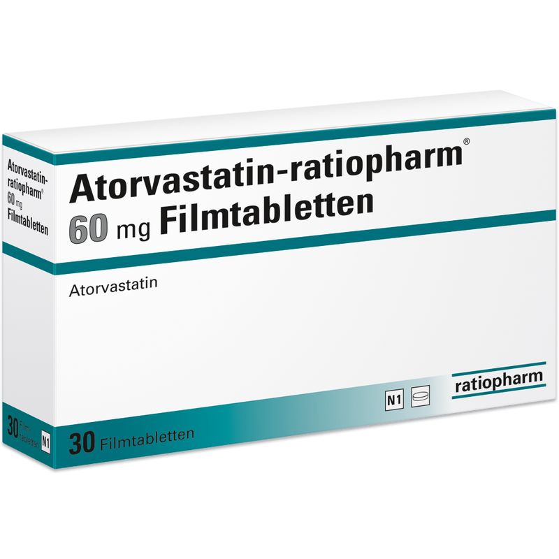 ATORVASTATIN-ratiopharm 60 mg Filmtabletten