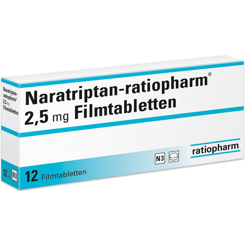NARATRIPTAN-ratiopharm 2,5 mg Filmtabletten