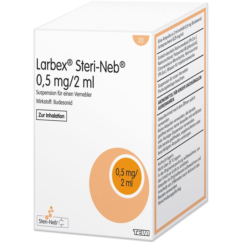 LARBEX 0,5 mg/2 ml Steri-Neb Susp.f.Vernebler