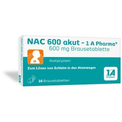 NAC 600 akut-1A Pharma Brausetabletten