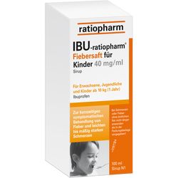 IBU-RATIOPHARM Fiebersaft f�r Kinder 40 mg/ml
