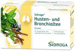 SIDROGA Husten- und Bronchialtee Filterbeutel