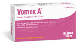 VOMEX A Kinder-Suppositorien 40 mg