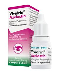 VIVIDRIN Azelastin 0,5 mg/ml Augentropfen