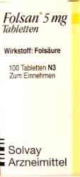 FOLSAN 5 mg Tabletten