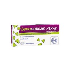 LEVOCETIRIZIN HEXAL bei Allergien 5 mg Filmtabl.