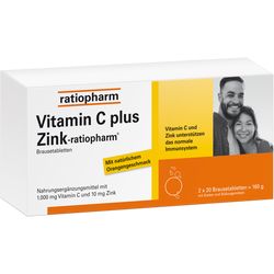 VITAMIN C PLUS Zink-ratiopharm Brausetabletten