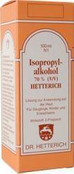 ISOPROPYLALKOHOL 70% V/V Hetterich