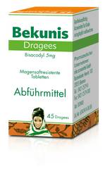 BEKUNIS Dragees Bisacodyl 5 mg magensaftres.Tabl.