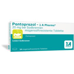 PANTOPRAZOL-1A Pharma 20mg bei Sodbrennen msr.Tab.