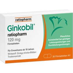 GINKOBIL-ratiopharm 120 mg Filmtabletten