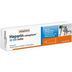 HEPARIN-RATIOPHARM 30.000 Salbe