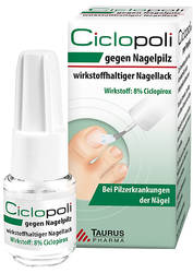 CICLOPOLI gegen Nagelpilz wirkstoffhalt.Nagellack