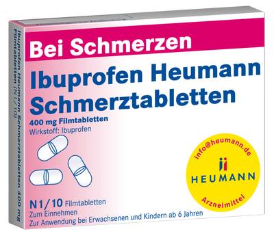 IBUPROFEN Heumann Schmerztabletten 400 mg