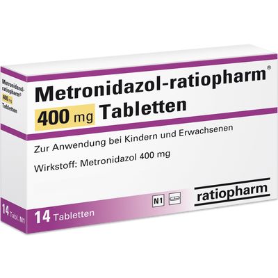 METRONIDAZOL-ratiopharm 400 mg Tabletten