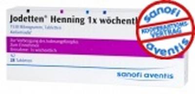 JODETTEN Henning 1x wchentlich Tabletten