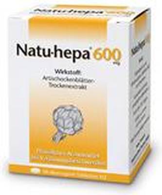 NATU HEPA 600 mg berzogene Tabletten