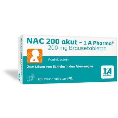 NAC 200 akut-1A Pharma Brausetabletten