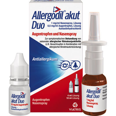 ALLERGODIL akut Duo 4ml AT akut/10ml NS akut