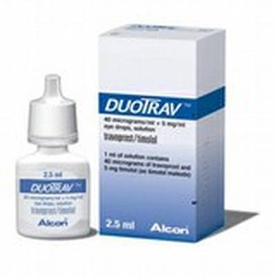 DUOTRAV 40 Mikrogramm/ml + 5 mg/ml Augentropfen