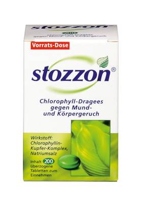 STOZZON Chlorophyll berzogene Tabletten