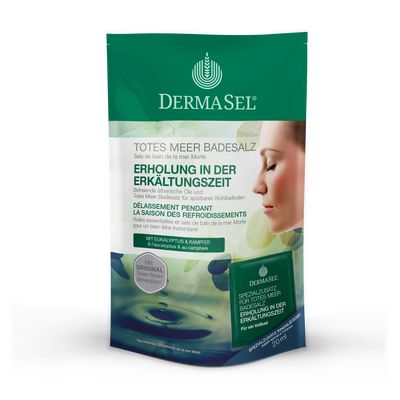 DERMASEL Totes Meer Badesalz+Erkltungszeit SPA