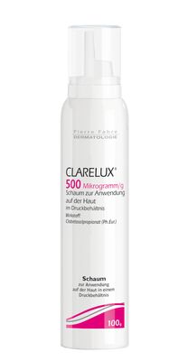 CLARELUX 500 g/g Schaum z.Anwendung a.d.Haut