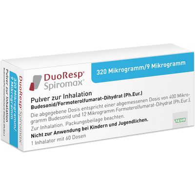 DUORESP Spiromax 320g/9 g/Dosis 1x60ED Inh.-Plv.