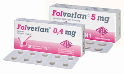 FOLVERLAN 0,4 mg Tabletten