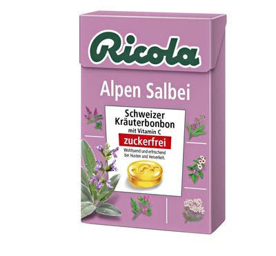 RICOLA o.Z.Box Salbei Alpen Salbei Bonbons