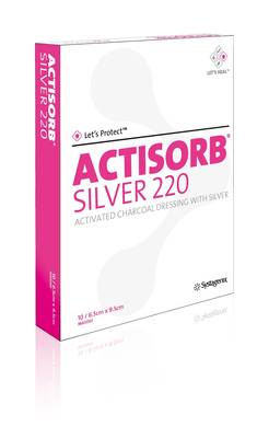 ACTISORB 220 Silver 10,5x19 cm steril Kompressen