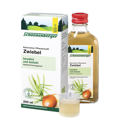 ZWIEBELSAFT naturrein Schoenenberger