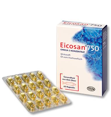 EICOSAN 750 Omega-3 Konzentrat Weichkapseln
