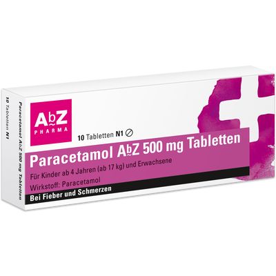 PARACETAMOL AbZ 500 mg Tabletten