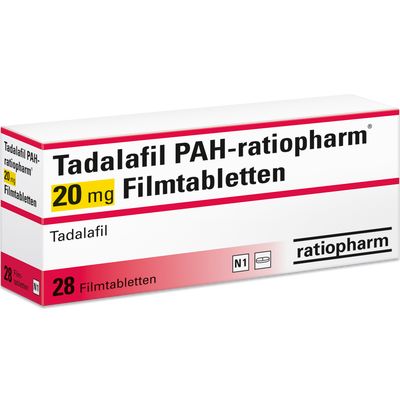 TADALAFIL PAH-ratiopharm 20 mg Filmtabletten