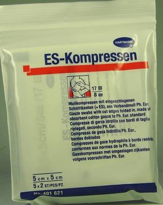 ES-KOMPRESSEN steril 5x5 cm 8fach