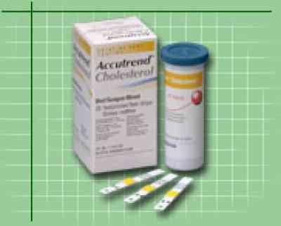 ACCUTREND Cholesterol Teststreifen