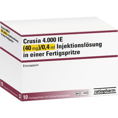 CRUSIA 4.000 I.E. 40 mg/0,4 ml ILO F.Sp.+Sich-Sys.