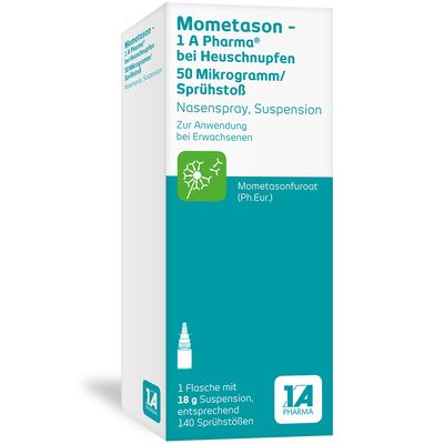 MOMETASON 1A Phar.b.Heuschnupfen 50g/Spr.Sto 140