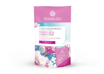 DERMASEL Totes Meer Badesalz Magnolie & Jasmin