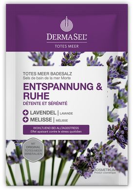 DERMASEL Totes Meer Badesalz Entspannung & Ruhe