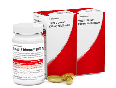 OMEGA-3 BIOMO 1000 mg Weichkapseln