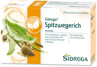 SIDROGA Spitzwegerich Tee Filterbeutel